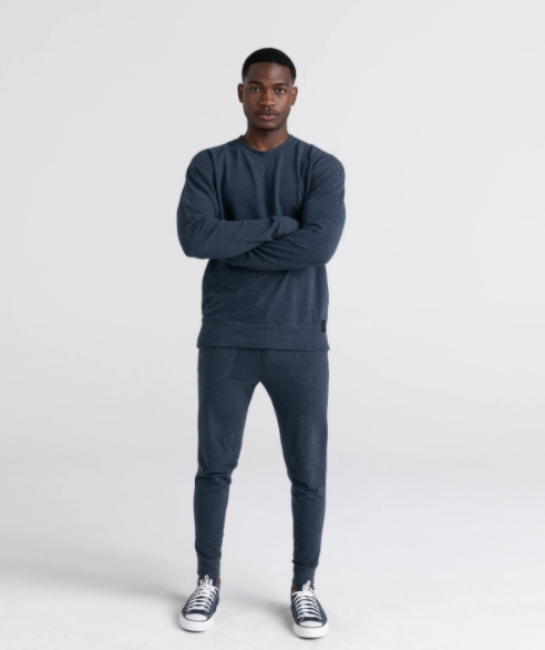 SXLT37- Saxx 3Six Five Crew Top- BLH/SAB