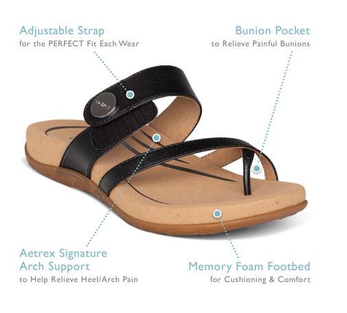 Aetrex Izzy Thong Sandal - SE238
