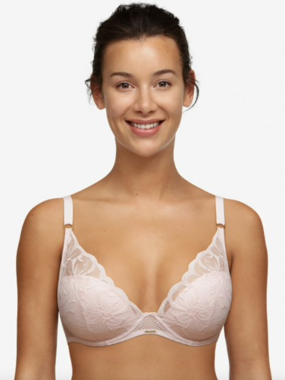 Chantelle Fleurs Plunge T-Shirt Bra C12M2