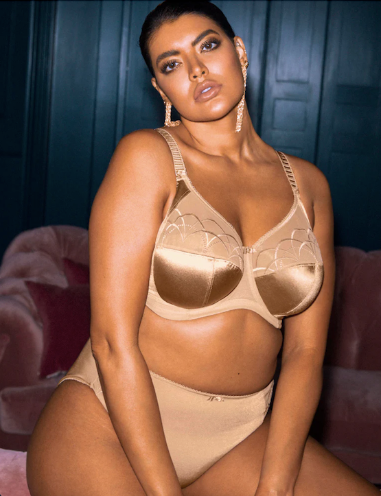 Elomi Cate Full Cup Banded Underwire Bra EL4030 - Latte