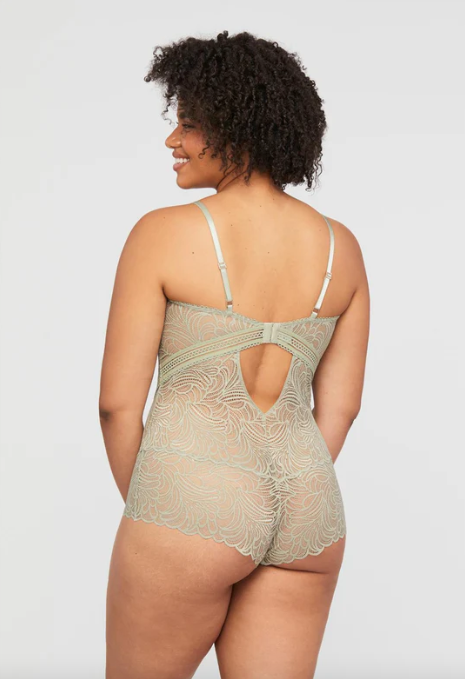 Montelle London Fog Lace Bodysuit