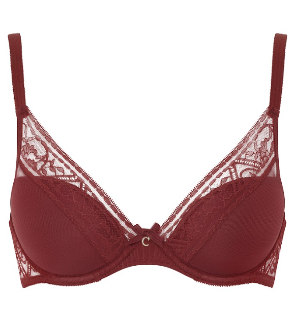 Chantelle Alto Plunge T-Shirt Bra C12L2 - Mahogany