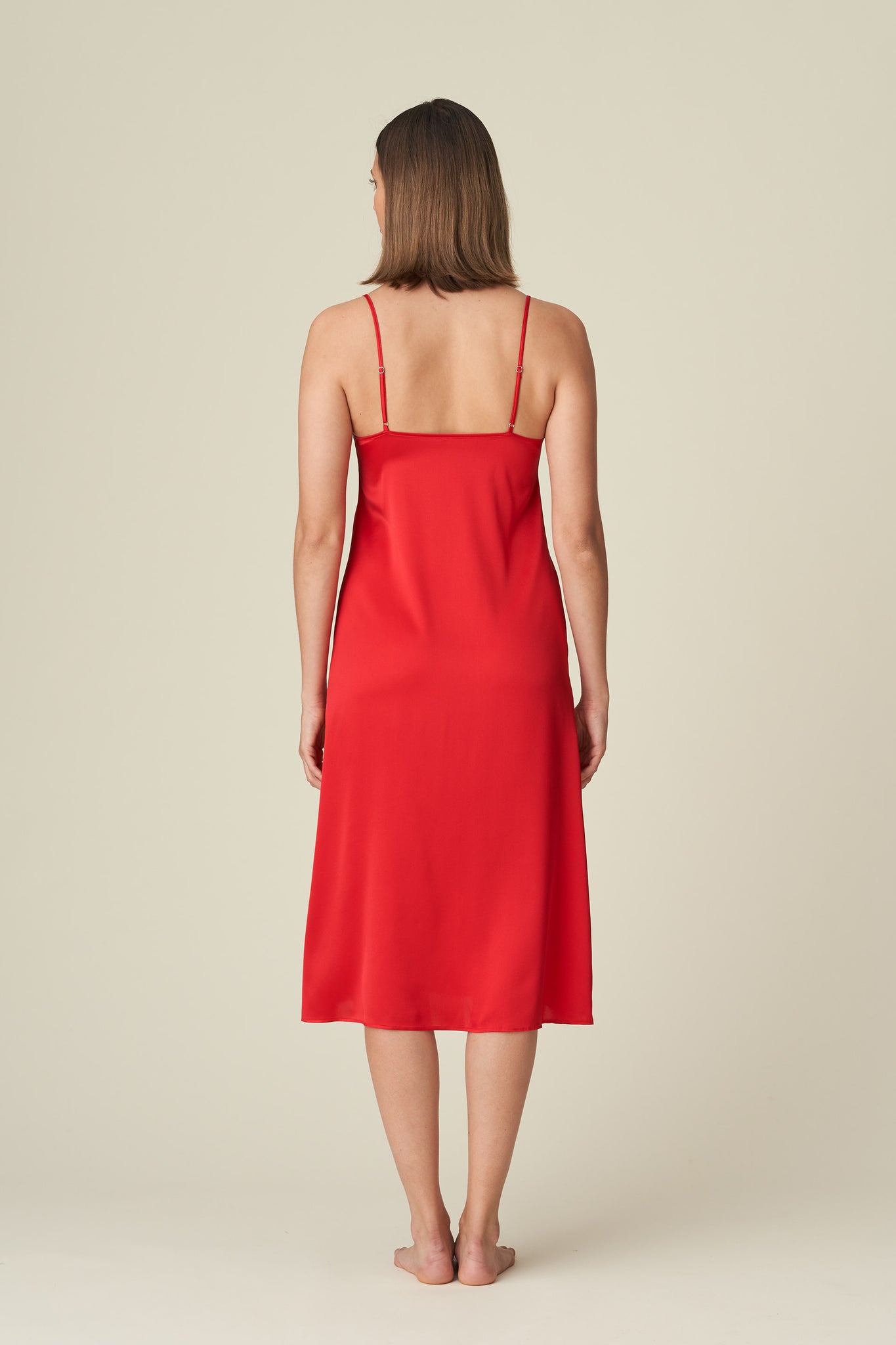 Marie Jo Linda Silk Nightgown 0802350 - True Red