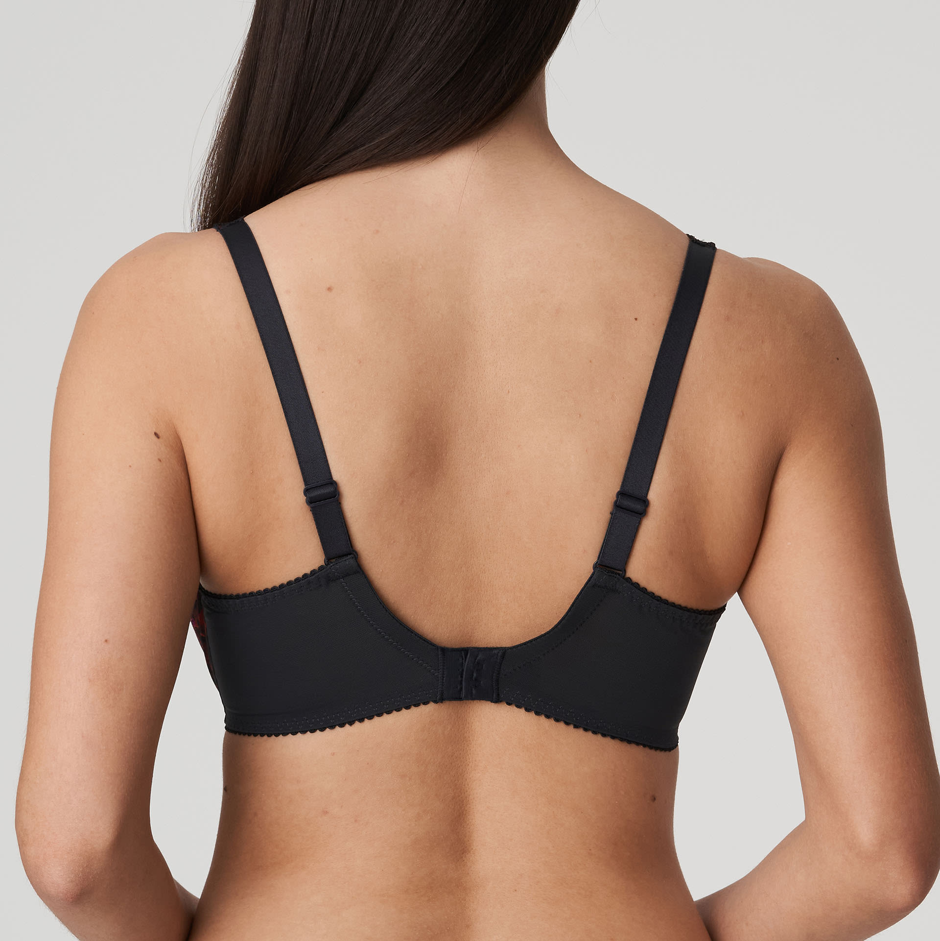 Prima Donna Palace Garden Padded Bra Balcony 0263212 Charcoal