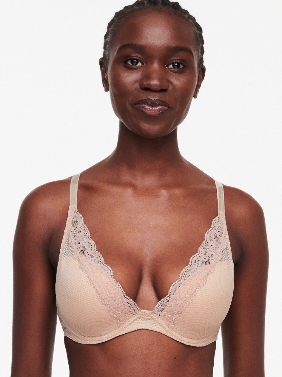 Chantelle Passionata Brooklyn T-Shirt Bra P57010- Talc/Black/dune
