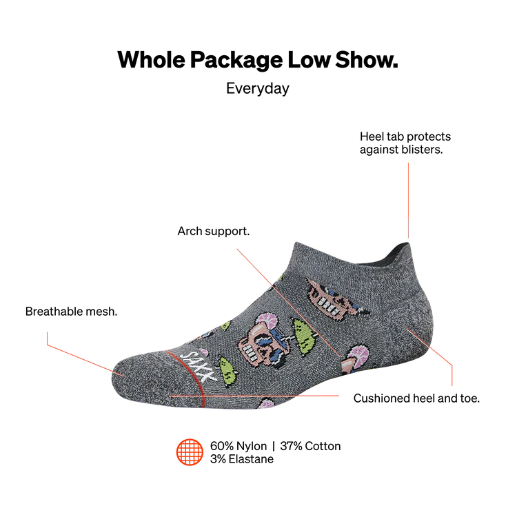 Whole Package Low Show Socks LLA/DSG- SXAN102